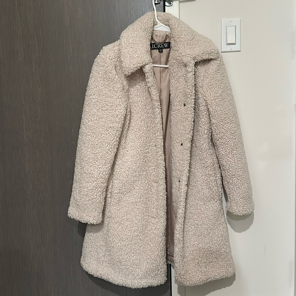 New without tags: J. Crew sherpa coat in SP